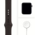 Apple Watch - Series 6 - Space gray aluminum case with sport band strap Black (GPS) 44MM